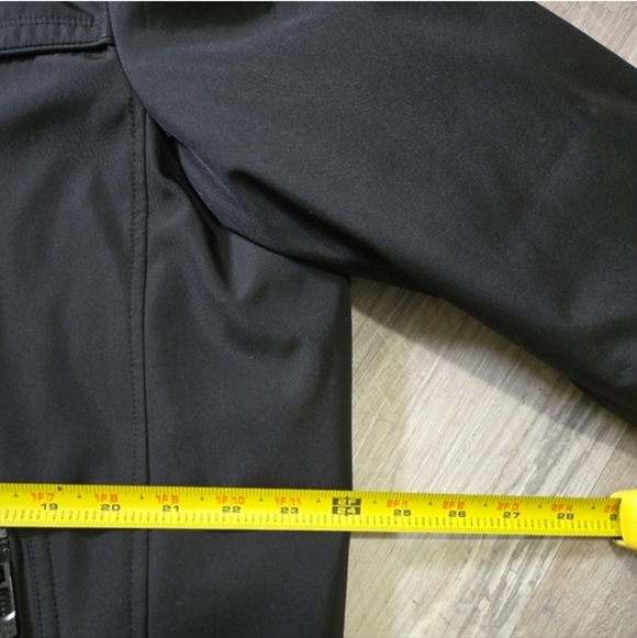 Calvin Klein Men's Water Resistant Coat Size L Black Mid-length Zip-Up - Picture 12 of 13